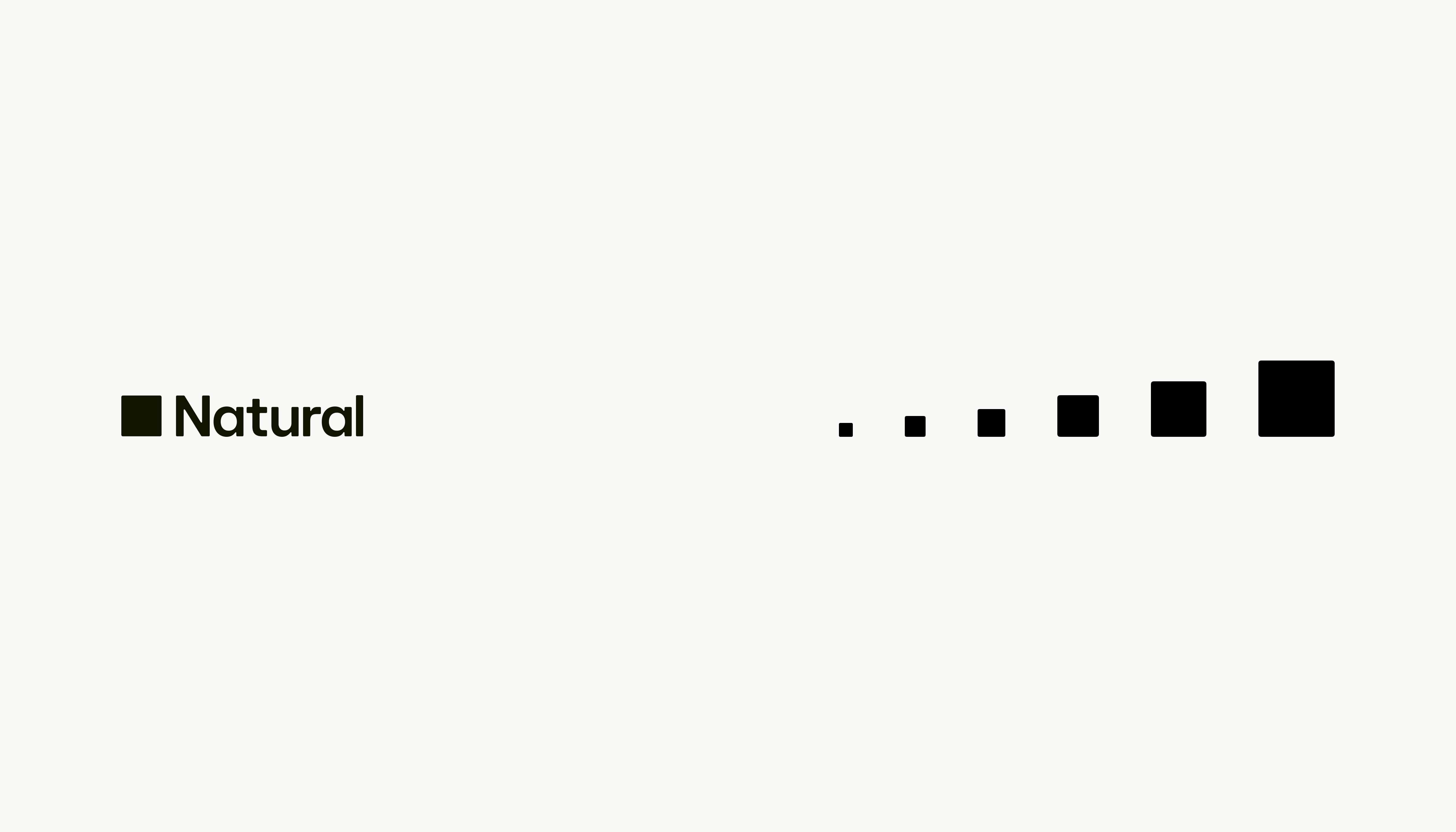 Natural brandmark.